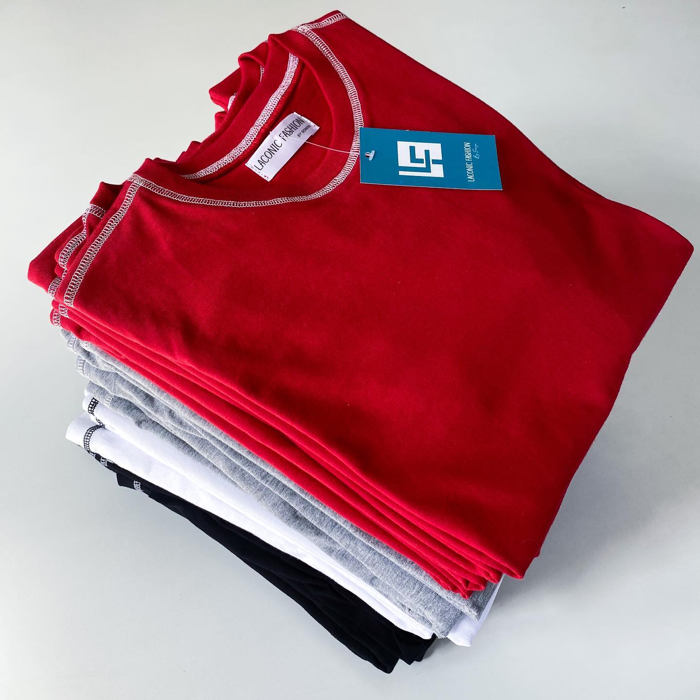 Contrast Stitch Loose Fit T-shirt