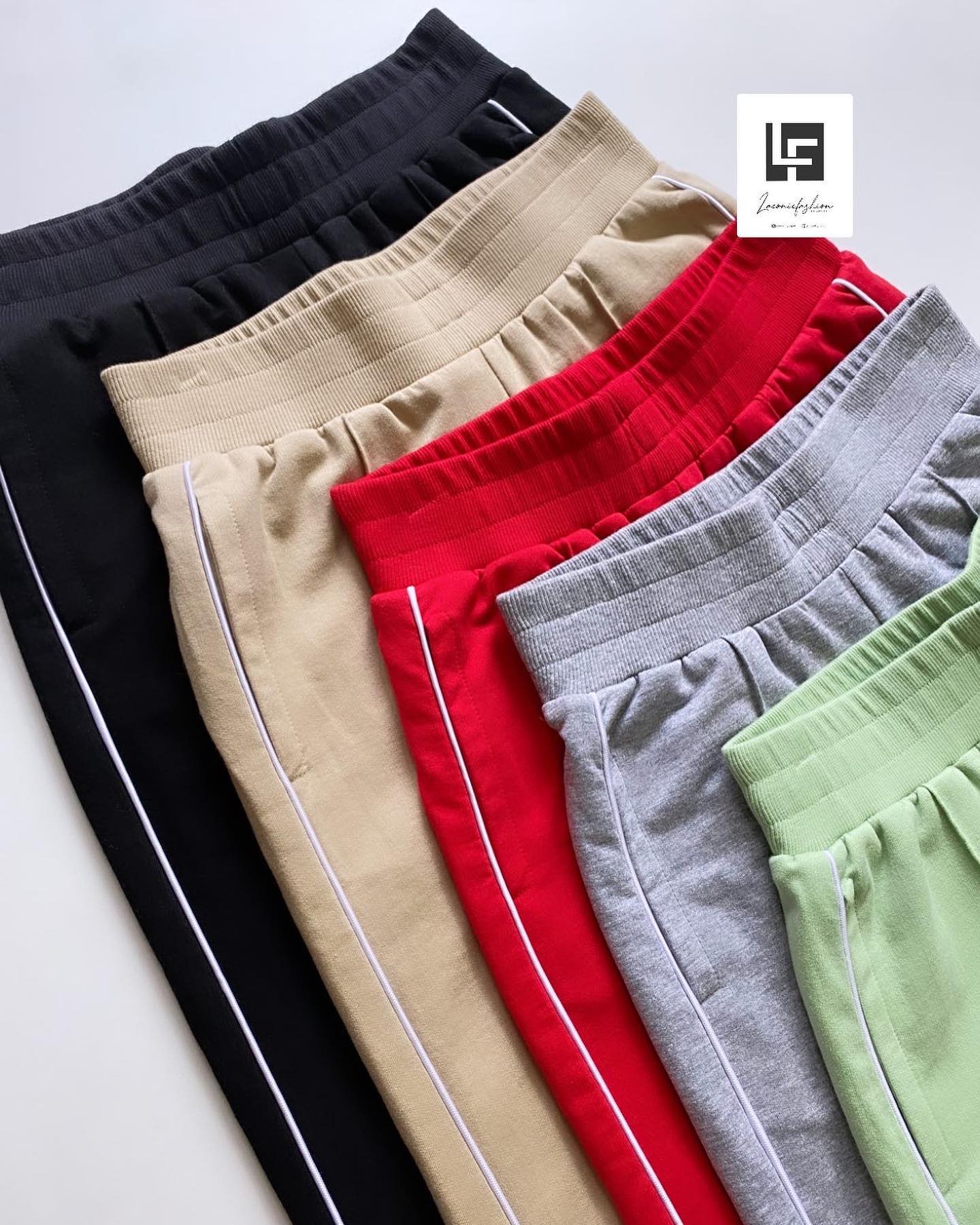 Double Piping Pin Tuck Detail High Waist Straight Leg Trousers