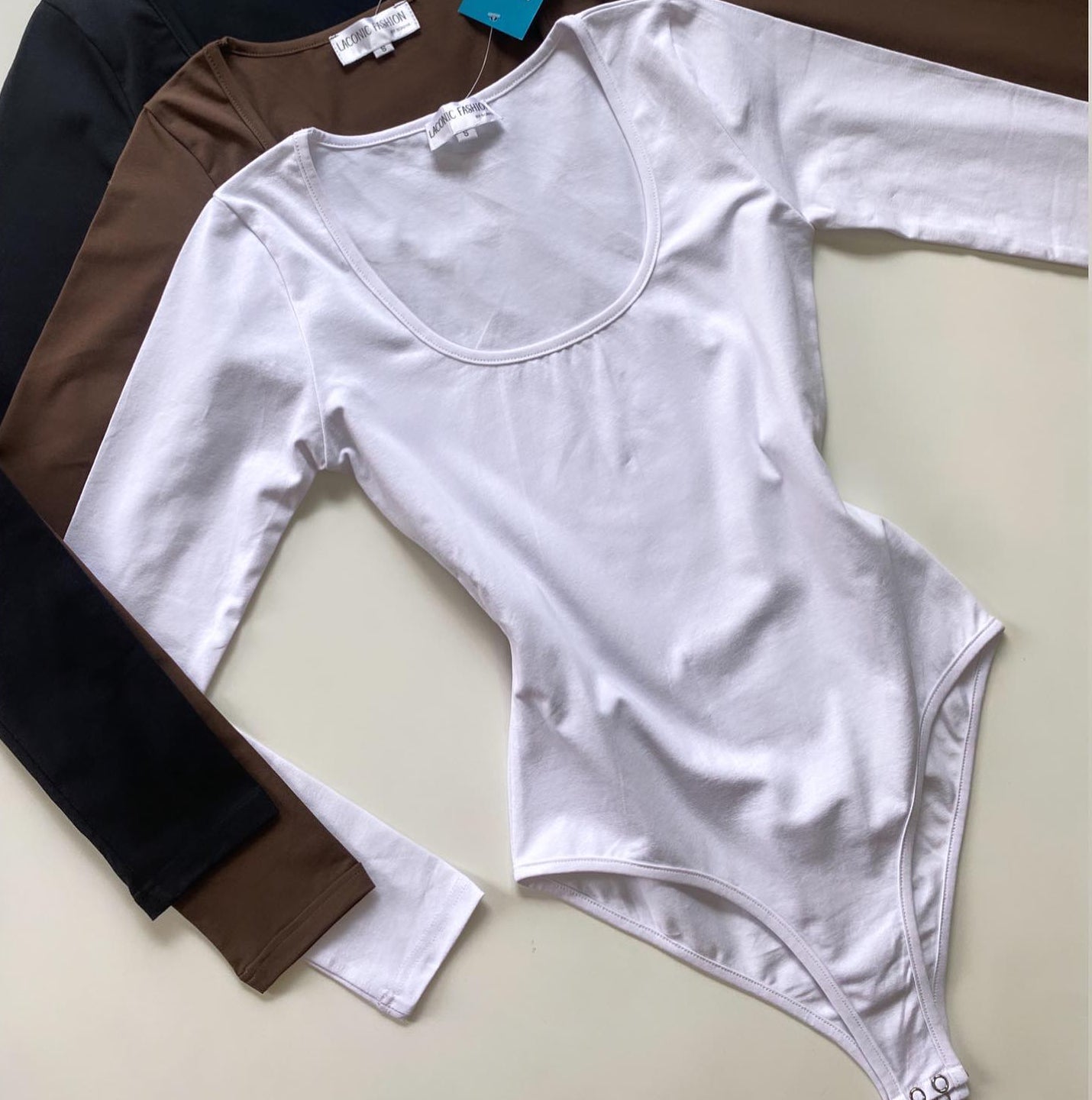 Deep Scoop -Neck Bodysuit