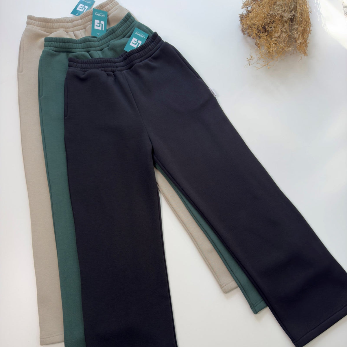 ❄️Cozy Fleece Wide Leg Trousers❄️