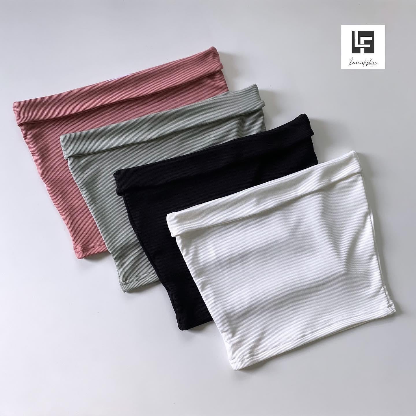 Fold Over Double Layered Tube Top