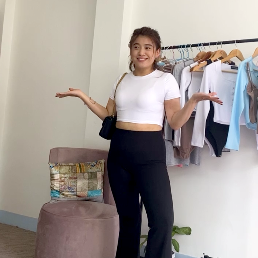 Classic Half-Sleeve Crop Top