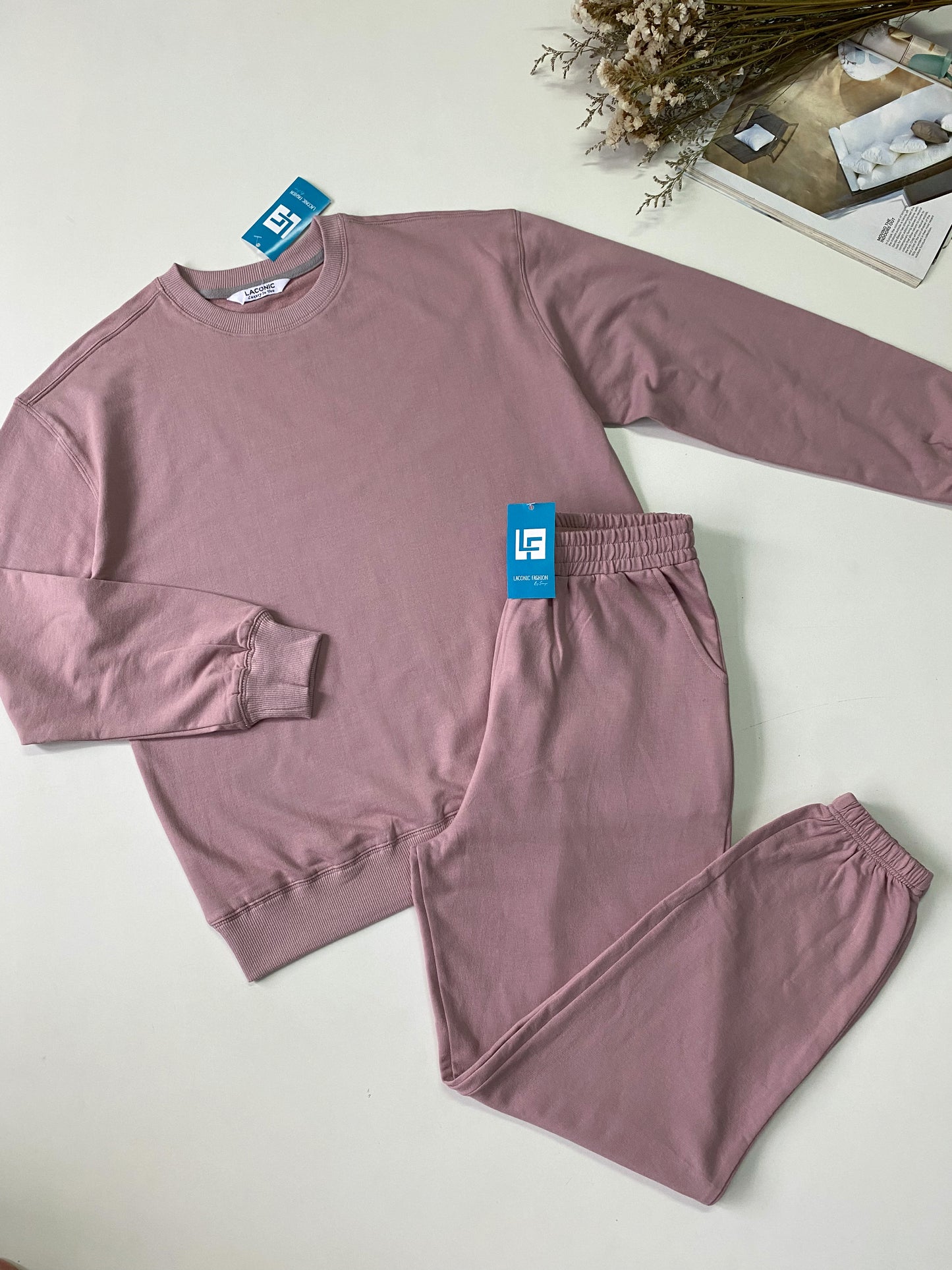Basic Joggers and Over sized Sweatshirt Set (Co Ords)