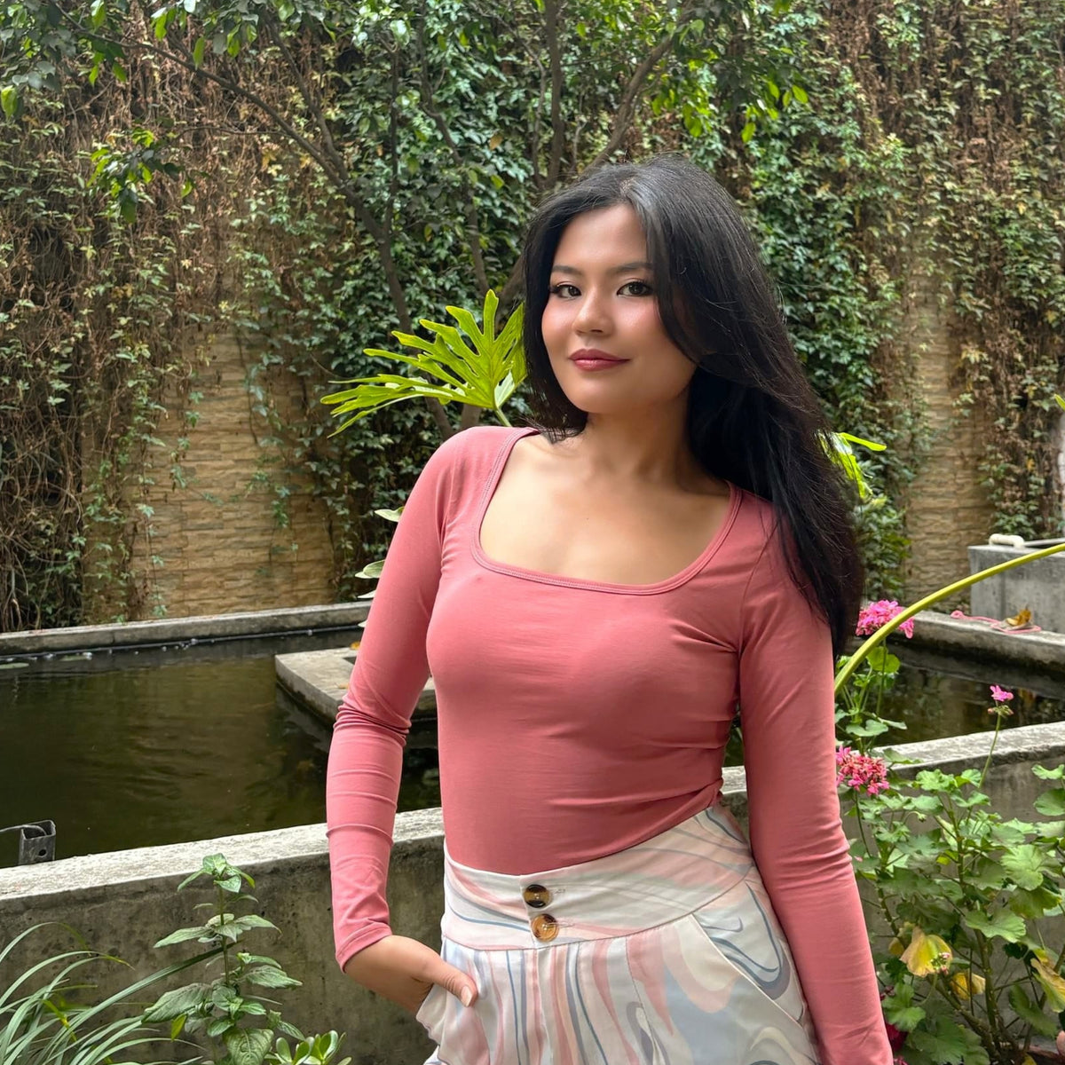 Square Neck Top