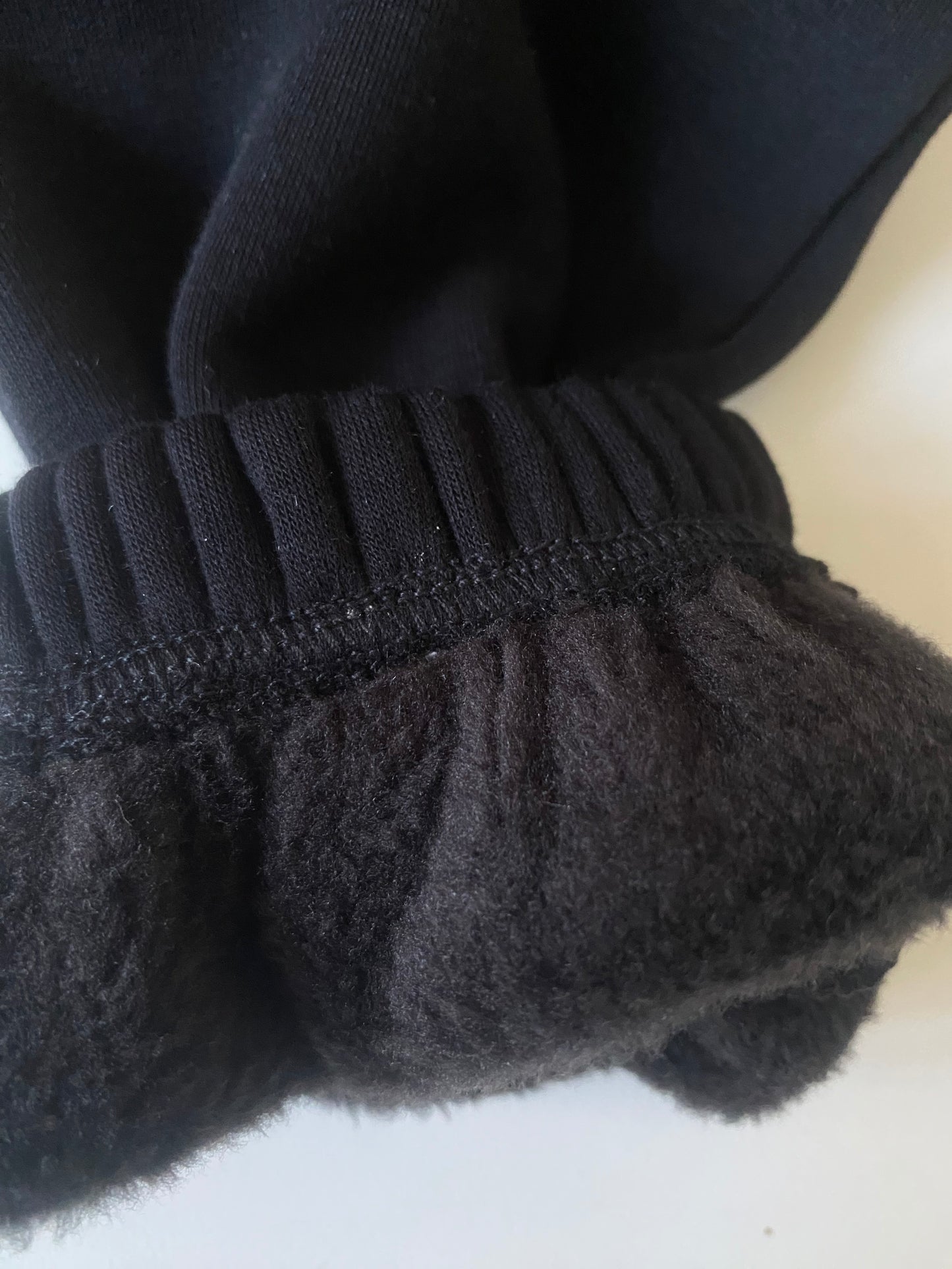 Fleece Joggers: High Waisted Basic Plain Loose Fit Cuffed Hem Oversized Fleece Joggers