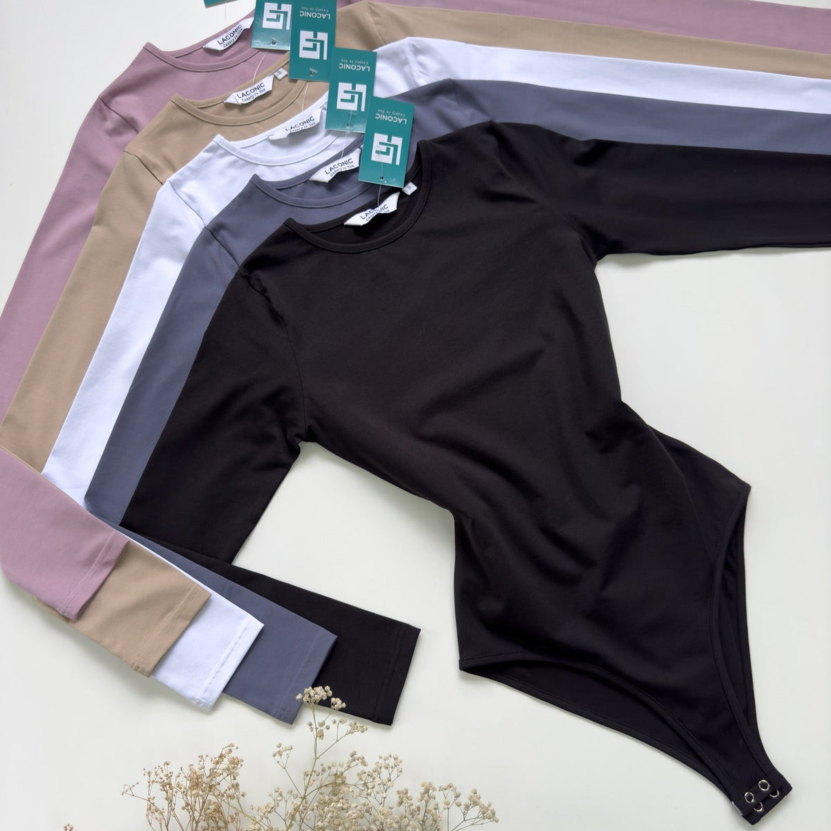 Crewneck full sleeve bodysuit, bodysuit, #bodysuit, ladies bodycon top, one-piece top, swimwear, smartwear, innerwear, laconic bodysuit