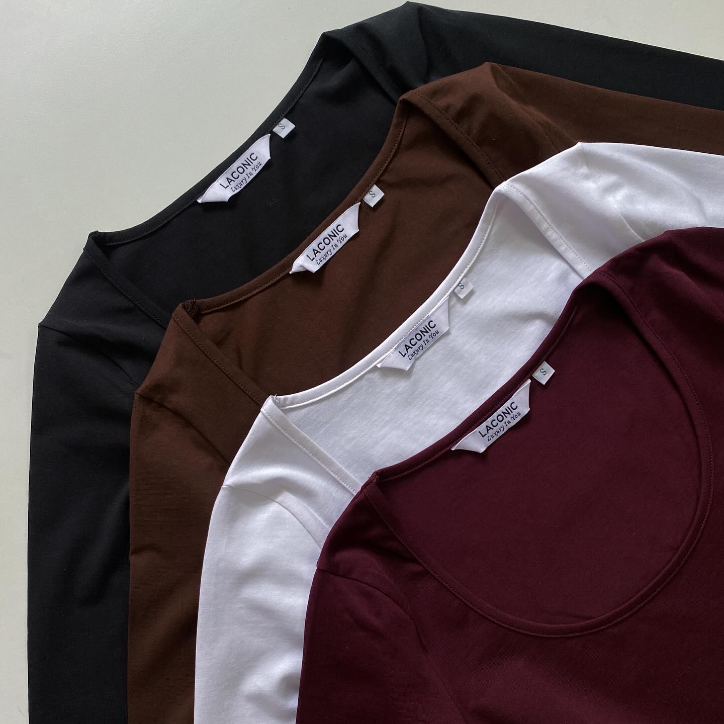Deep Scoop -Neck Full Sleeve Bodysuit