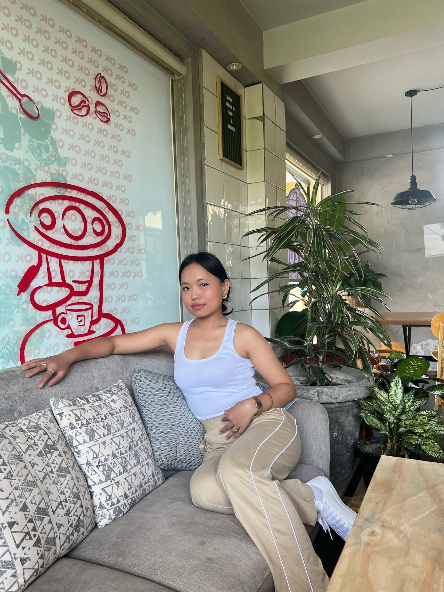 Double Piping Pin Tuck Detail High Waist Straight Leg Trousers