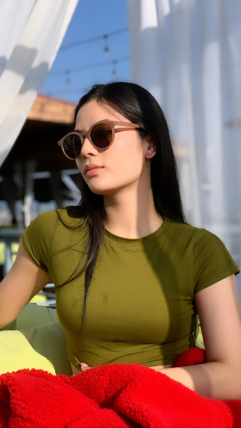 Classic Half-Sleeve Crop Top