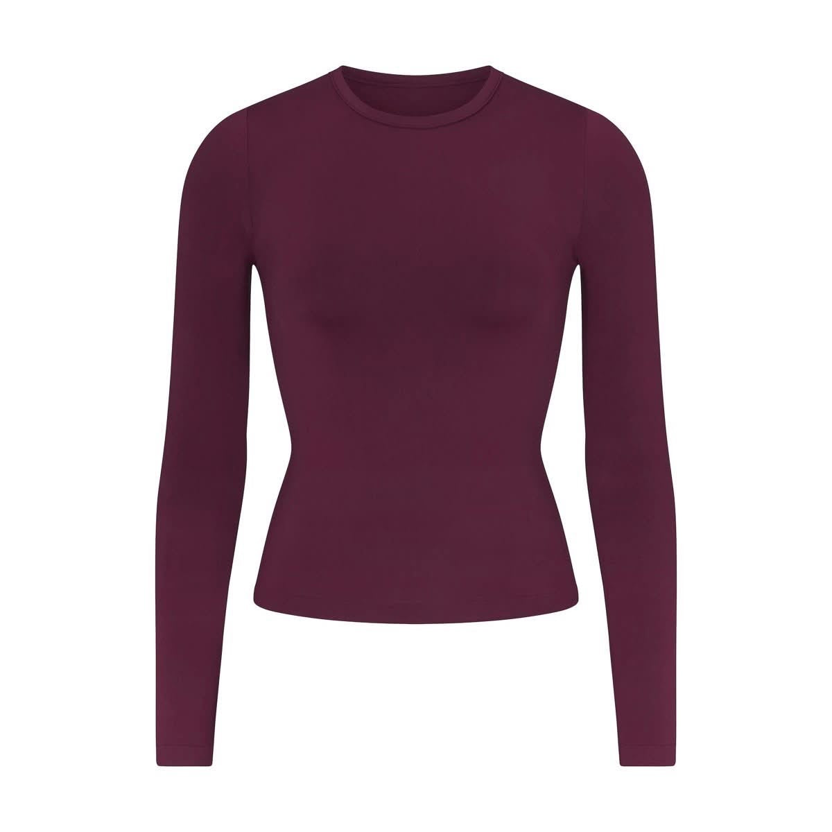 Basic Crewneck long length full sleeve fitted top