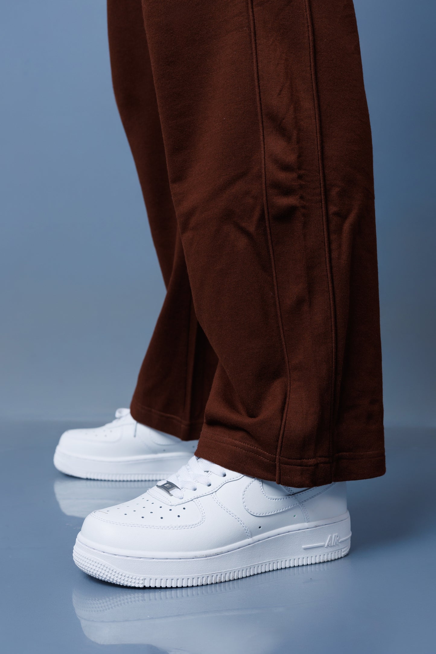 Piping Detail Straight Leg Trousers