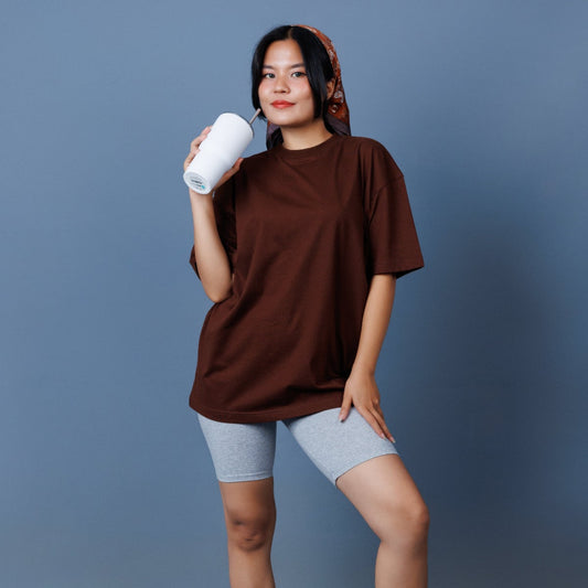 #tshirt #unisex #basicoversizedtops #oversizedtops #ootd #summertops #green #nepal #model #brown #chocolatebrown #summerclothing #basiclover #casualwear #basicwear #halfsleeve