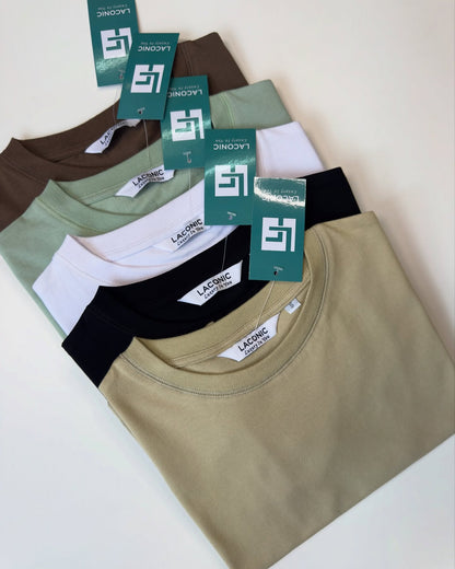 Oversized Cover Stitch Detail Crop Top