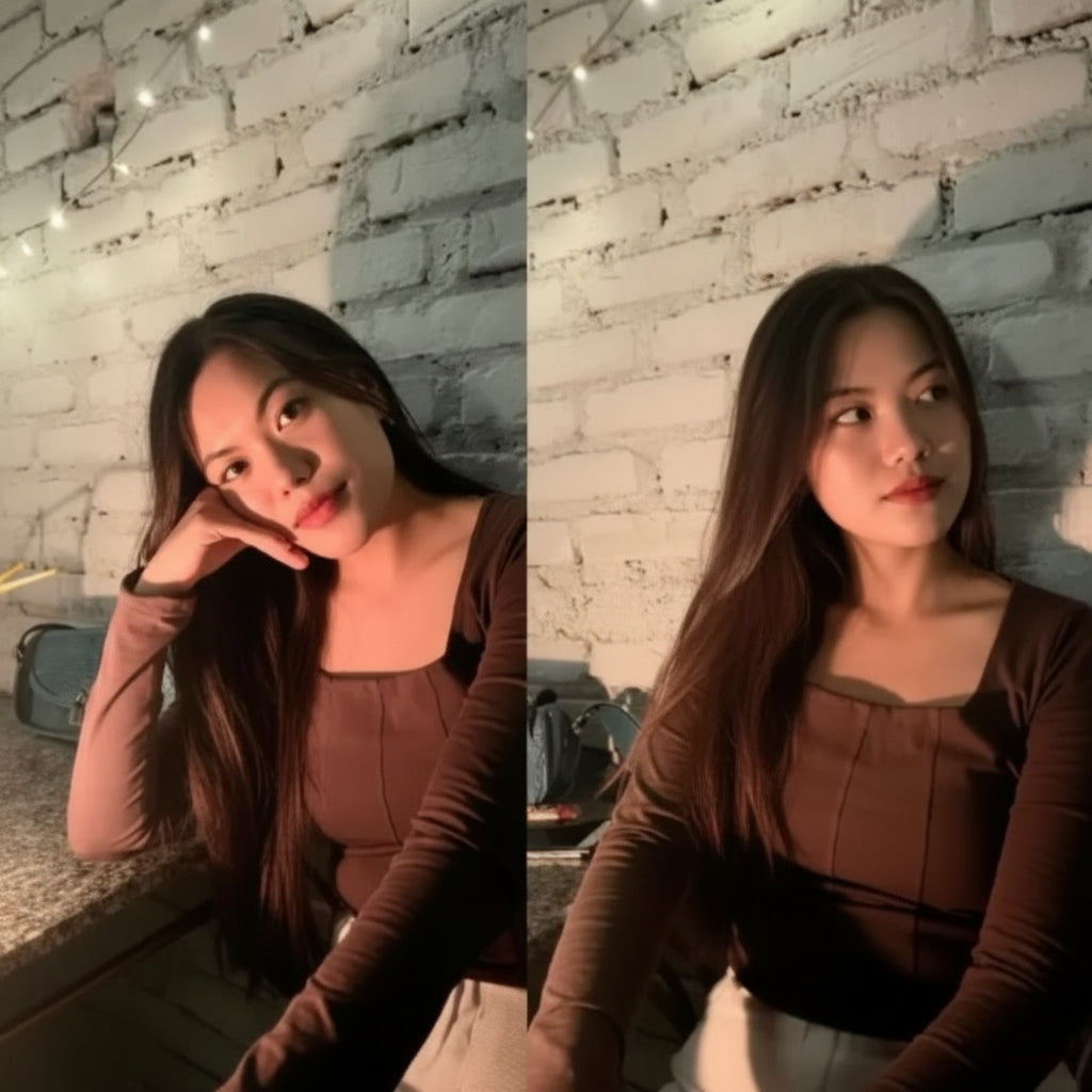 Corset Seam Full Sleeve Top