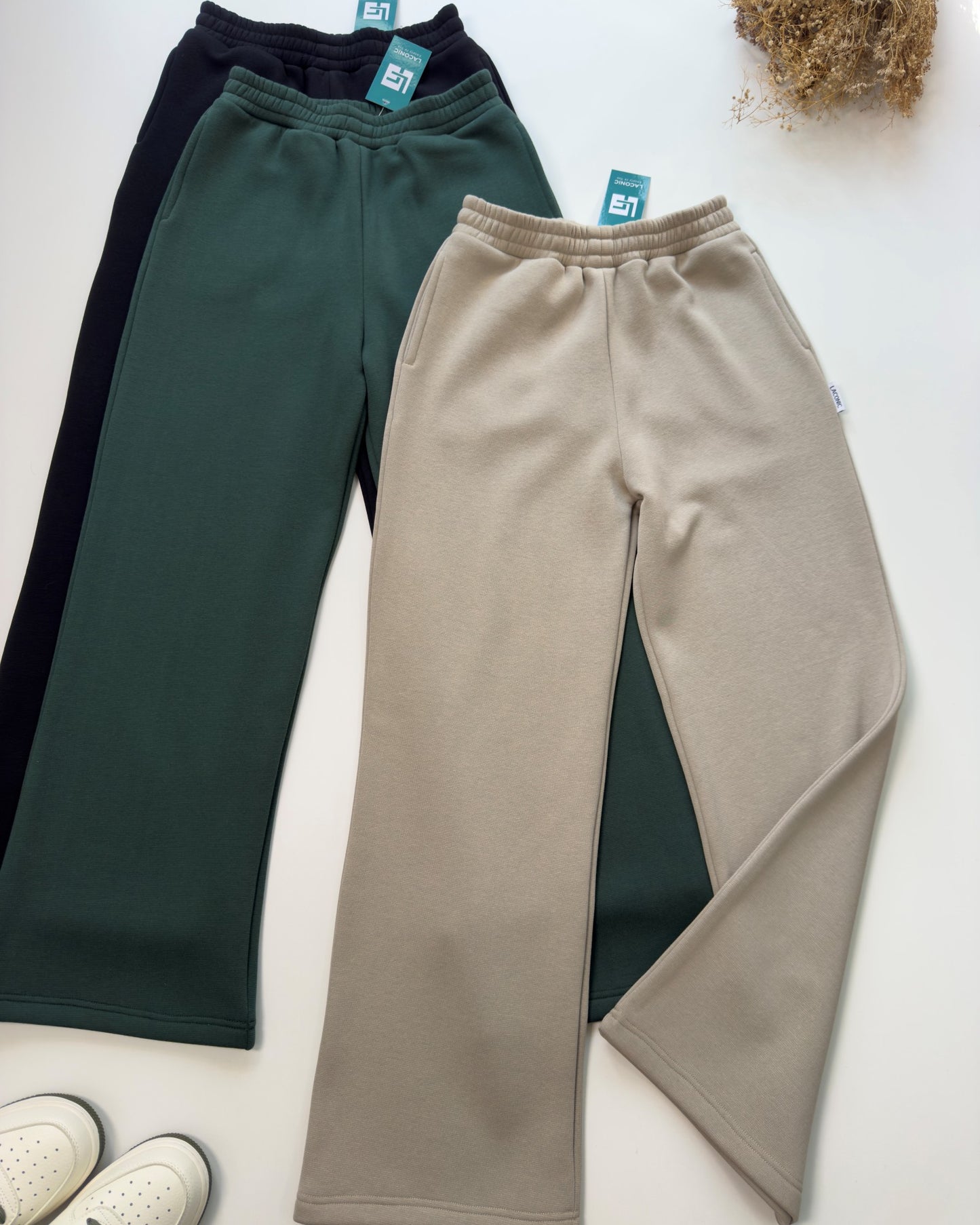 ❄️Cozy Fleece Wide Leg Trousers❄️