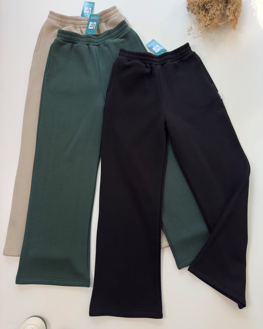 ❄️Cozy Fleece Wide Leg Trousers❄️