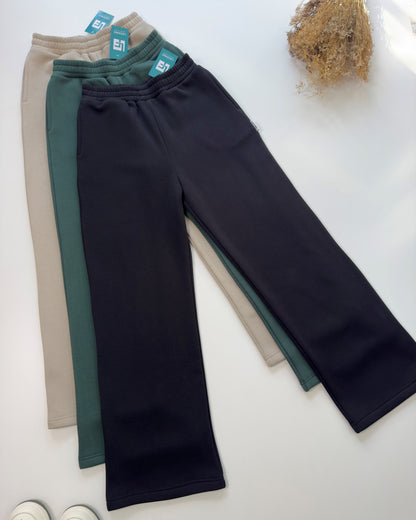 ❄️Cozy Fleece Wide Leg Trousers❄️