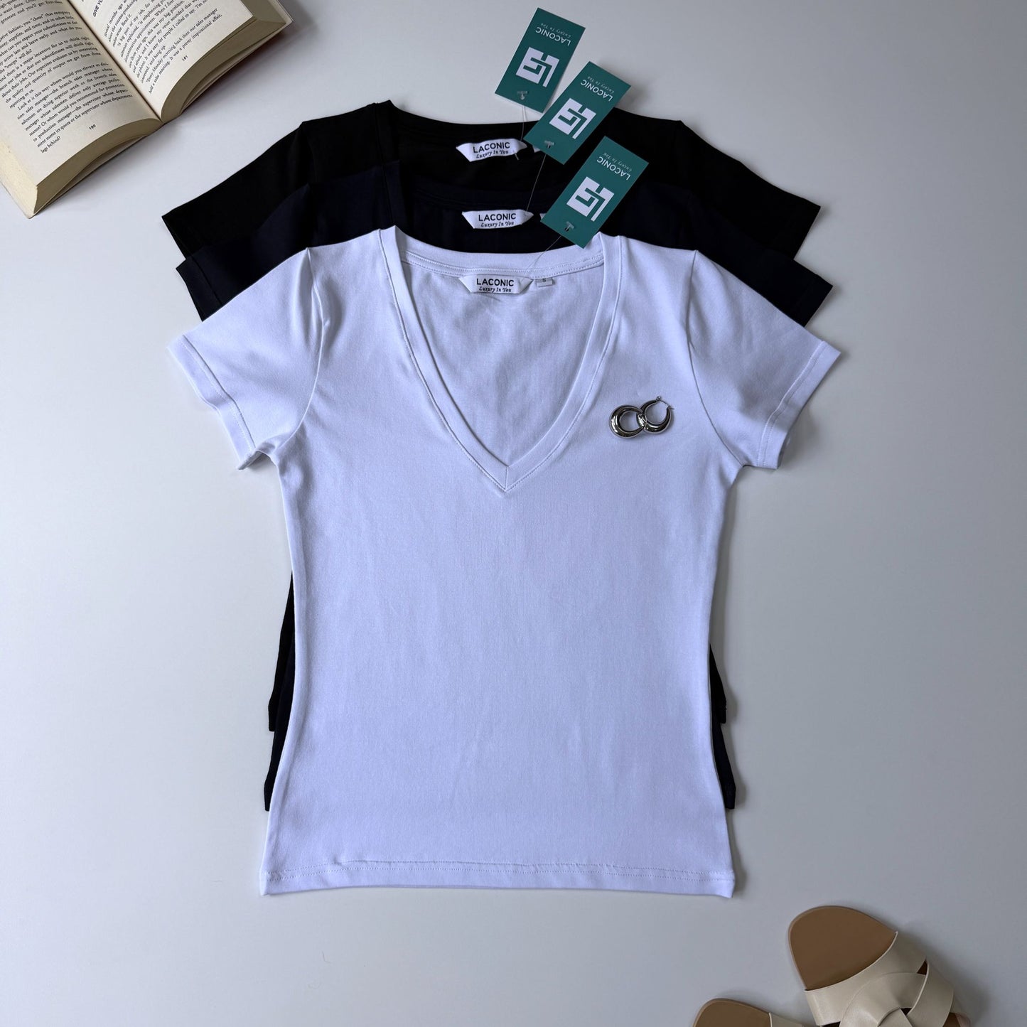 Sleek Plunge Top