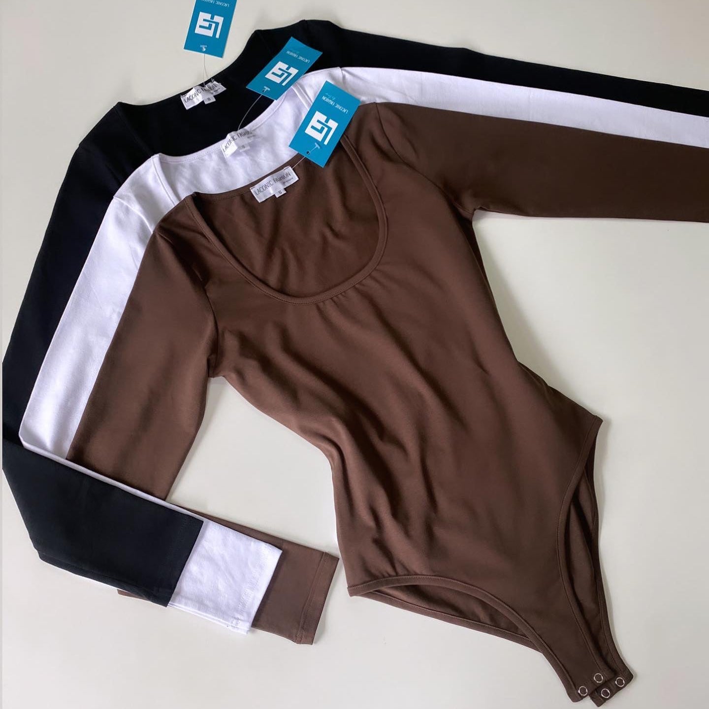 Deep Scoop -Neck Bodysuit