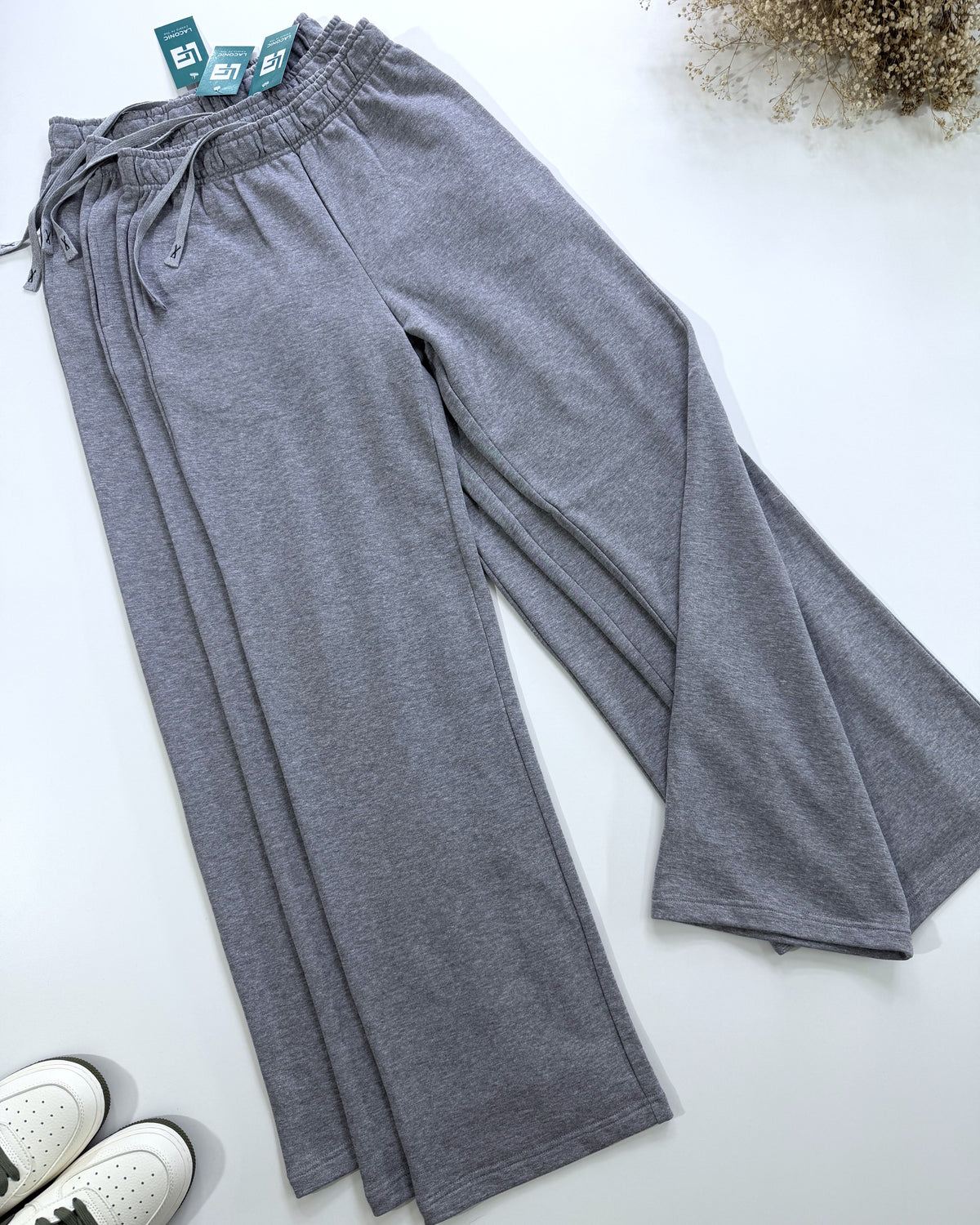Mid Rise Straight Leg Trousers