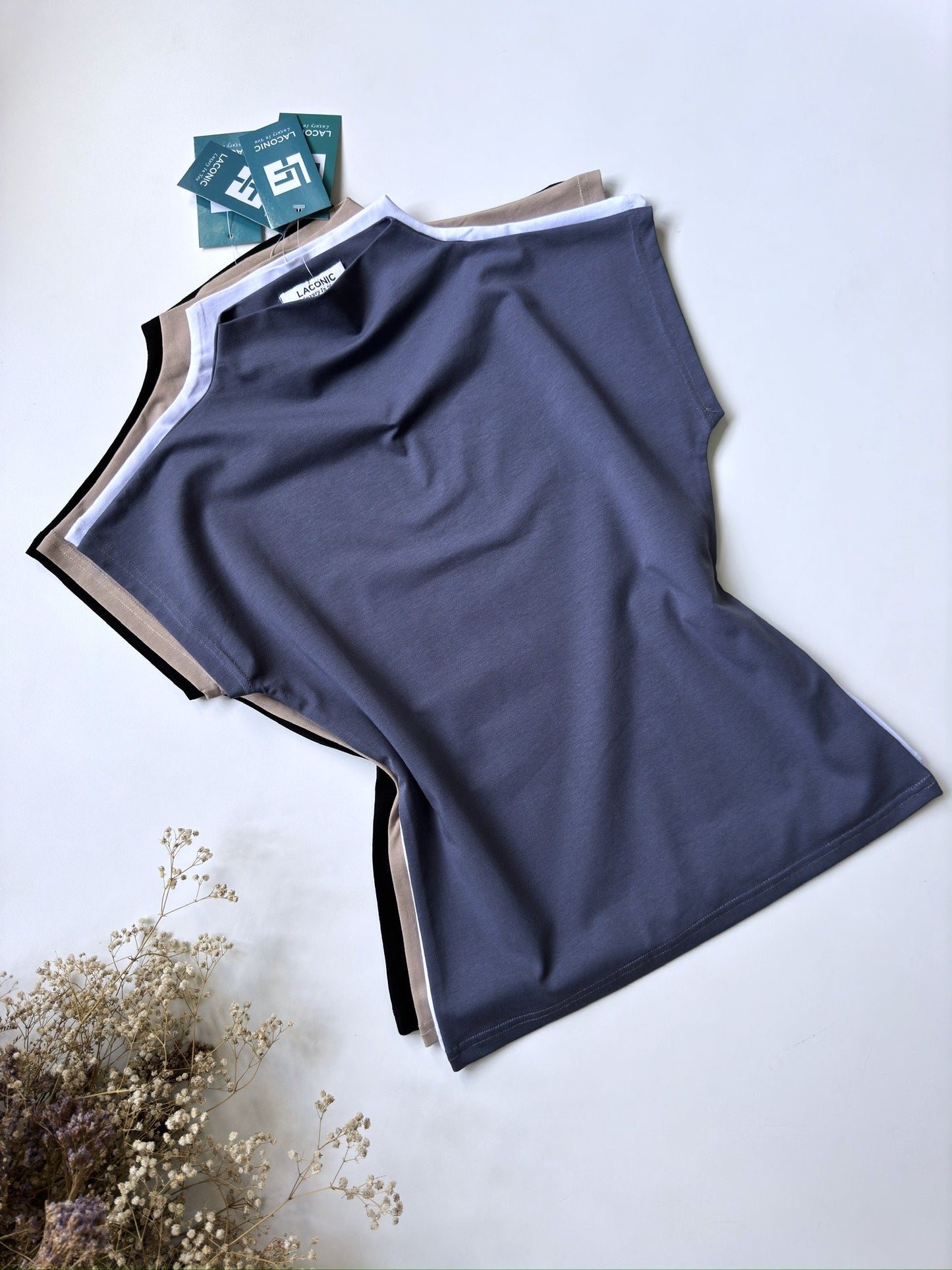Grey Mock Neck, 