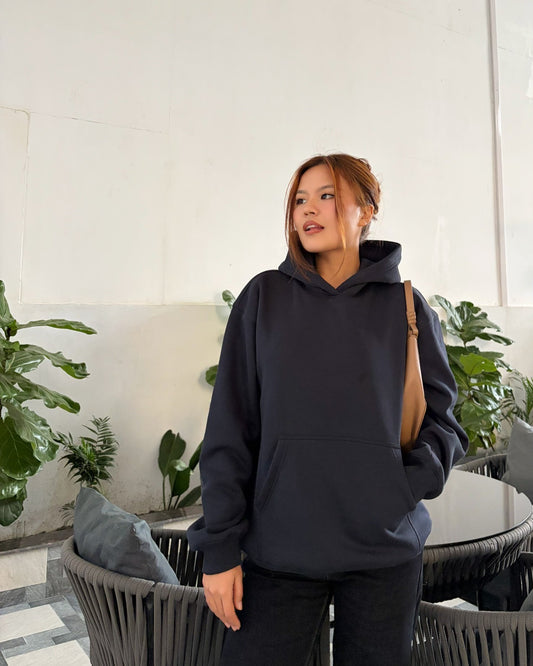 ❄️Premium Heavyweight Plain Oversized Unisex Fleece Hoodie❄️
