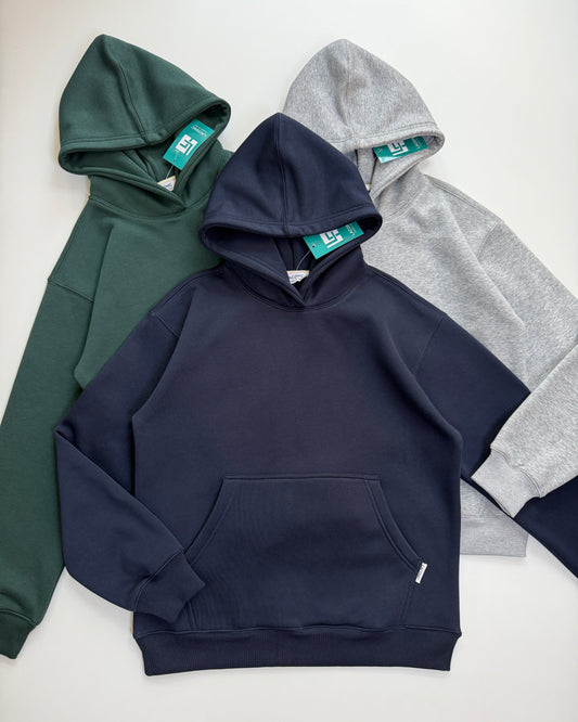 ❄️Premium Heavyweight Plain Oversized Unisex Fleece Hoodie❄️