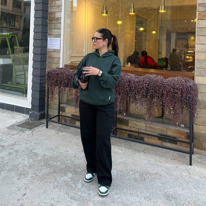 Heavyweight Plain Oversized Fleece Hoodie