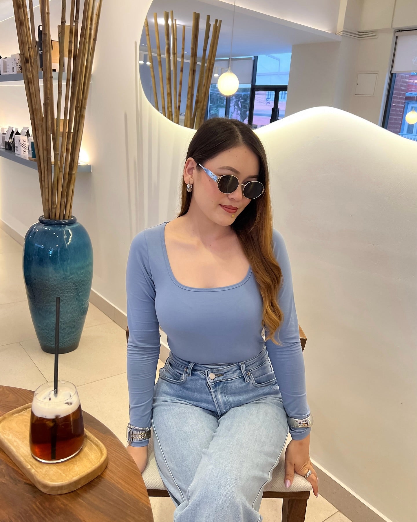 Square Neck Full Sleeve Bodysuit